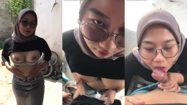 Jilbab Nisia Yuanida Eksib viral nyepong depan rumah kosong