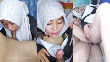 Kontolin Awewe Zahra Tudung Putih Minta Peju Banyak Ngewe Crot